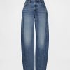 Jeans larghi a vita alta