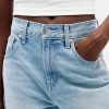 Jeans larghi a vita alta