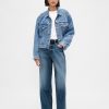 Jeans larghi a vita alta anni ’90