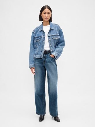 Jeans larghi a vita alta anni ’90