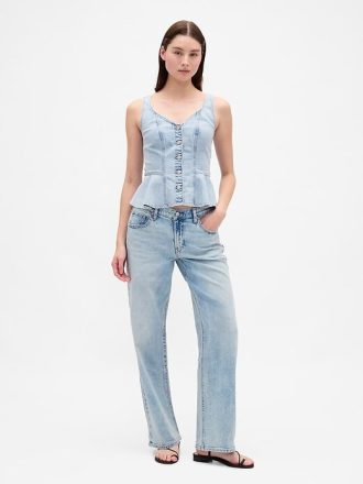 Jeans larghi a vita bassa anni ’90