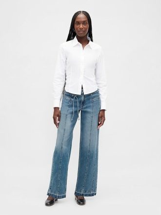 Jeans larghi a vita bassa anni ’90