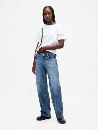 Jeans larghi a vita bassa anni ’90