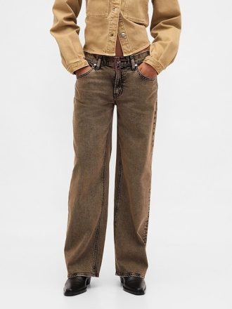 Jeans larghi a vita bassa anni ’90