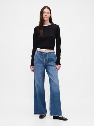 Jeans larghi anni ’90 a vita bassa UltraSoft