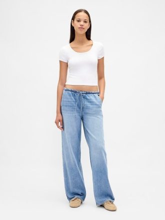 Jeans larghi anni ’90 a vita bassa UltraSoft