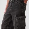 Jeans larghi cargo doppi per bambini