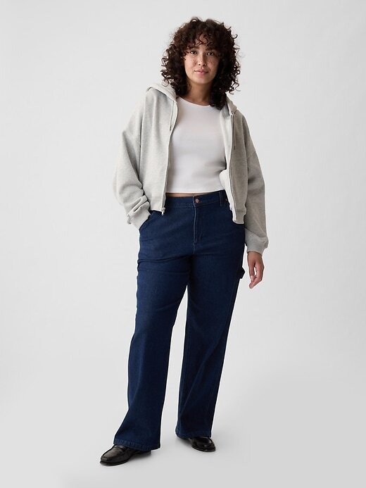 Jeans larghi da carpentiere anni ’90 a vita media Jeans larghi da carpentiere anni ’90 a vita media