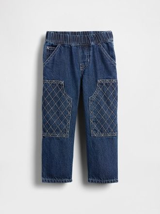 Jeans larghi da carpentiere per neonati e bambini piccoli