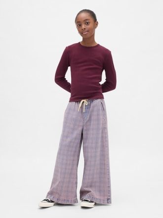 Jeans larghi e comodi a vita bassa per bambini
