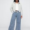 Jeans larghi e comodi in maglia a vita media Jeans larghi e comodi in maglia a vita media