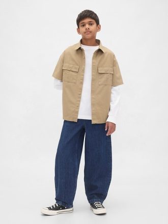 Jeans larghi e comodi per bambini