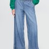 Jeans larghi e facili da indossare, plissettati e ultra morbidi a vita media Jeans larghi e facili da indossare, plissettati e ultra morbidi a vita media