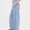 Jeans larghi in maglia stampata
