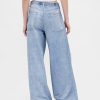 Jeans larghi in maglia stampata