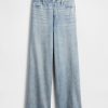Jeans larghi in maglia stampata