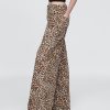 Jeans larghi leopardati ultra morbidi a vita media Jeans larghi leopardati ultra morbidi a vita media