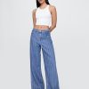 Jeans larghi ultra morbidi a vita media Jeans larghi ultra morbidi a vita media
