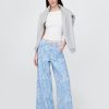 Jeans larghi ultra morbidi a vita media Jeans larghi ultra morbidi a vita media