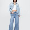 Jeans larghi ultra morbidi a vita media Jeans larghi ultra morbidi a vita media