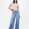 Jeans larghi ultra morbidi a vita media Jeans larghi ultra morbidi a vita media