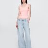 Jeans larghi ultra morbidi a vita media Jeans larghi ultra morbidi a vita media