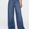 Jeans larghi ultra morbidi a vita media Jeans larghi ultra morbidi a vita media