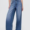 Jeans larghi ultra morbidi a vita media Jeans larghi ultra morbidi a vita media