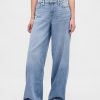 Jeans larghi ultra morbidi a vita media Jeans larghi ultra morbidi a vita media