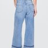 Jeans larghi ultra morbidi a vita media Jeans larghi ultra morbidi a vita media