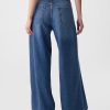 Jeans larghi ultra morbidi a vita media Jeans larghi ultra morbidi a vita media
