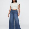 Jeans larghi ultra morbidi a vita media Jeans larghi ultra morbidi a vita media