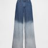 Jeans larghi ultra morbidi a vita media Jeans larghi ultra morbidi a vita media
