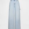 Jeans larghi ultra morbidi a vita media Jeans larghi ultra morbidi a vita media