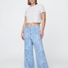 Jeans larghi ultra morbidi a vita media Jeans larghi ultra morbidi a vita media