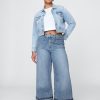Jeans larghi ultra morbidi a vita media Jeans larghi ultra morbidi a vita media