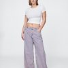 Jeans larghi ultra morbidi a vita media Jeans larghi ultra morbidi a vita media