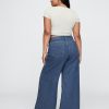 Jeans larghi ultra morbidi a vita media Jeans larghi ultra morbidi a vita media