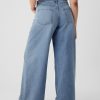 Jeans larghi ultra morbidi a vita media Jeans larghi ultra morbidi a vita media