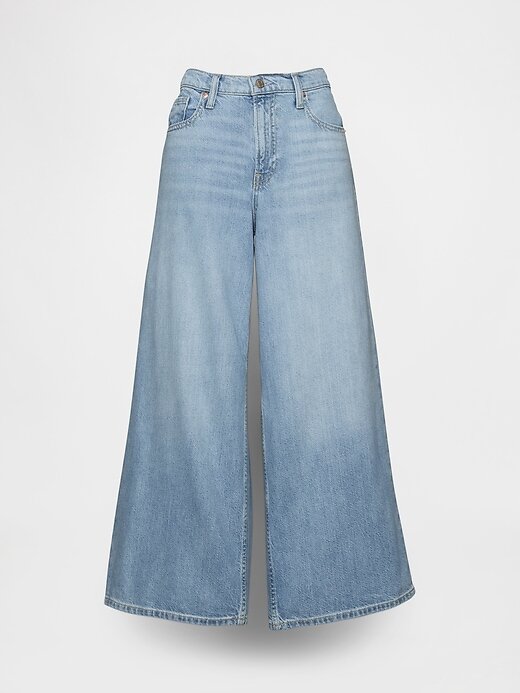 Jeans larghi ultra morbidi a vita media Jeans larghi ultra morbidi a vita media