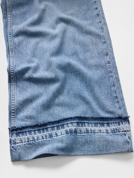 Jeans larghi ultra morbidi a vita media Jeans larghi ultra morbidi a vita media