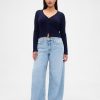 Jeans larghi ultra morbidi a vita media Curvy Jeans larghi ultra morbidi a vita media Curvy