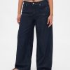 Jeans larghi ultra morbidi a vita media Curvy Jeans larghi ultra morbidi a vita media Curvy
