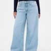 Jeans larghi ultra morbidi a vita media Curvy Jeans larghi ultra morbidi a vita media Curvy