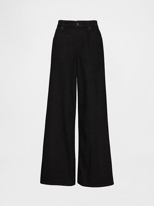 Jeans larghi ultra morbidi a vita media Curvy Jeans larghi ultra morbidi a vita media Curvy