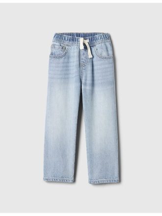 Jeans larghi ultra morbidi da indossare per neonati e bambini
