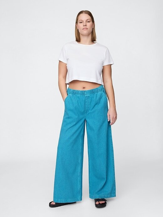 Jeans larghi ultra morbidi e facili da indossare a vita media Jeans larghi ultra morbidi e facili da indossare a vita media