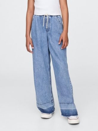 Jeans larghi ultra morbidi e facili per bambini