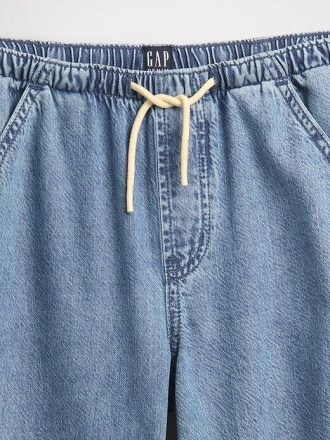 Jeans larghi ultra morbidi e facili per bambini