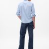Jeans originali anni ’90 con bottoni in cotone biologico e vestibilità dritta